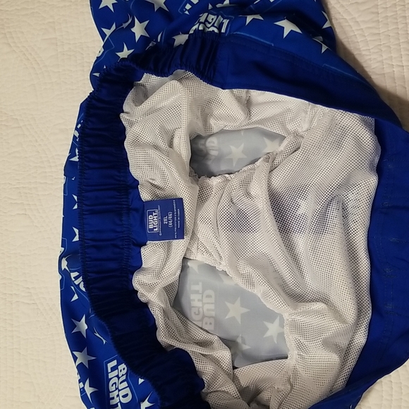 Bud Light men's swim trunks, size 2XL - Picture 5 of 7